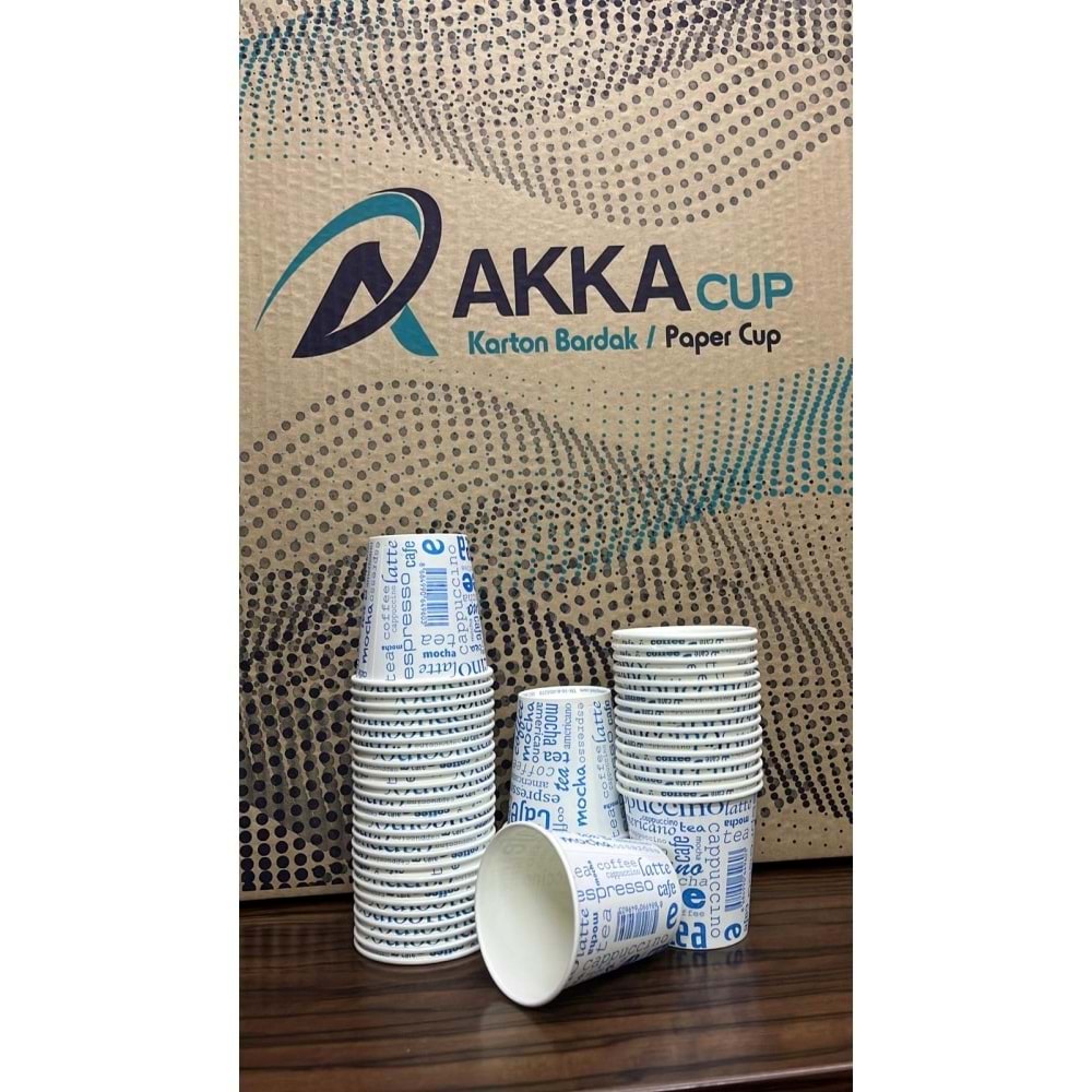 AKKA KARTON BARDAK 6.5 OZ 50'Lİ*60PK -3000 ADT