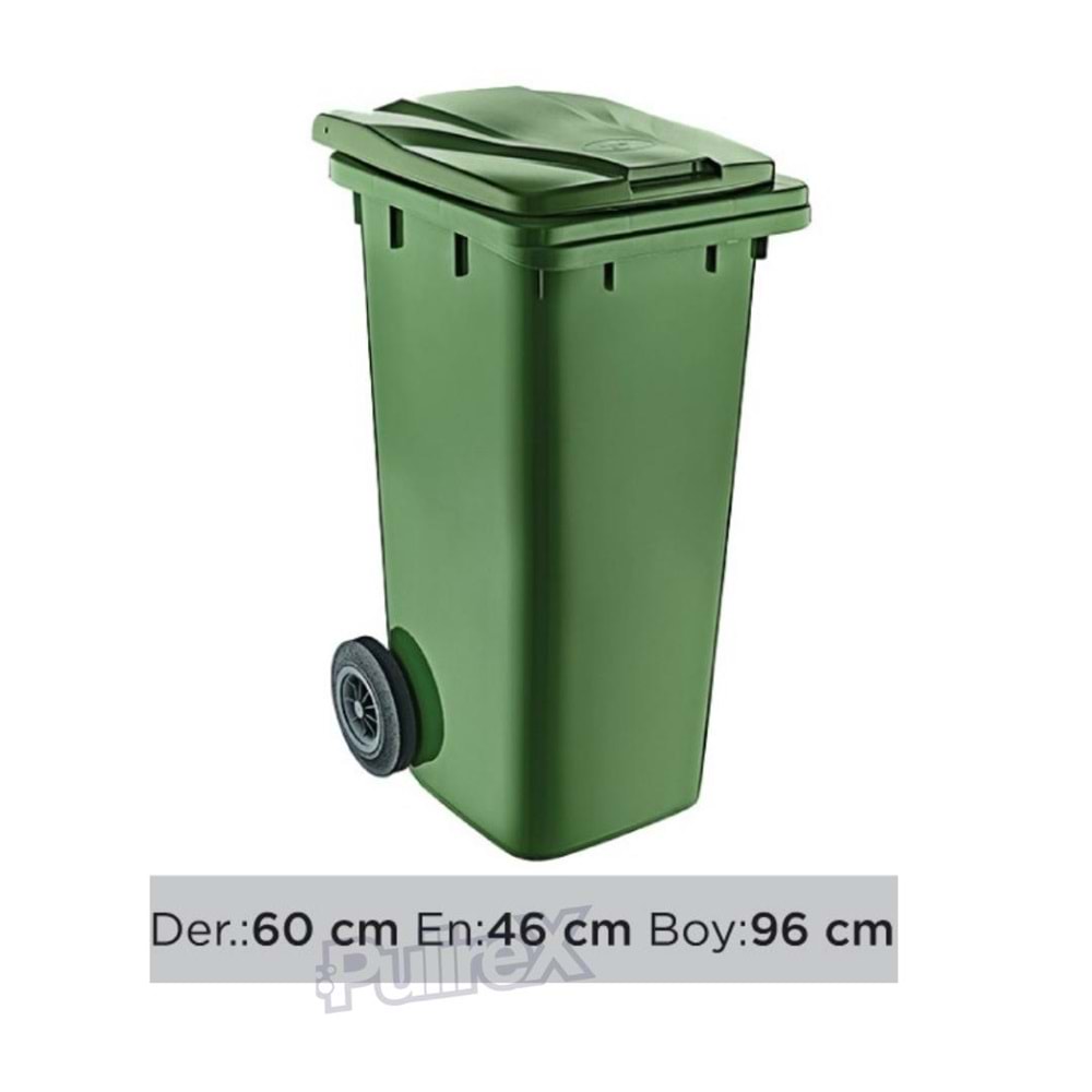 120 LT ÇÖP KONTEYNERİ YEŞİL EKO