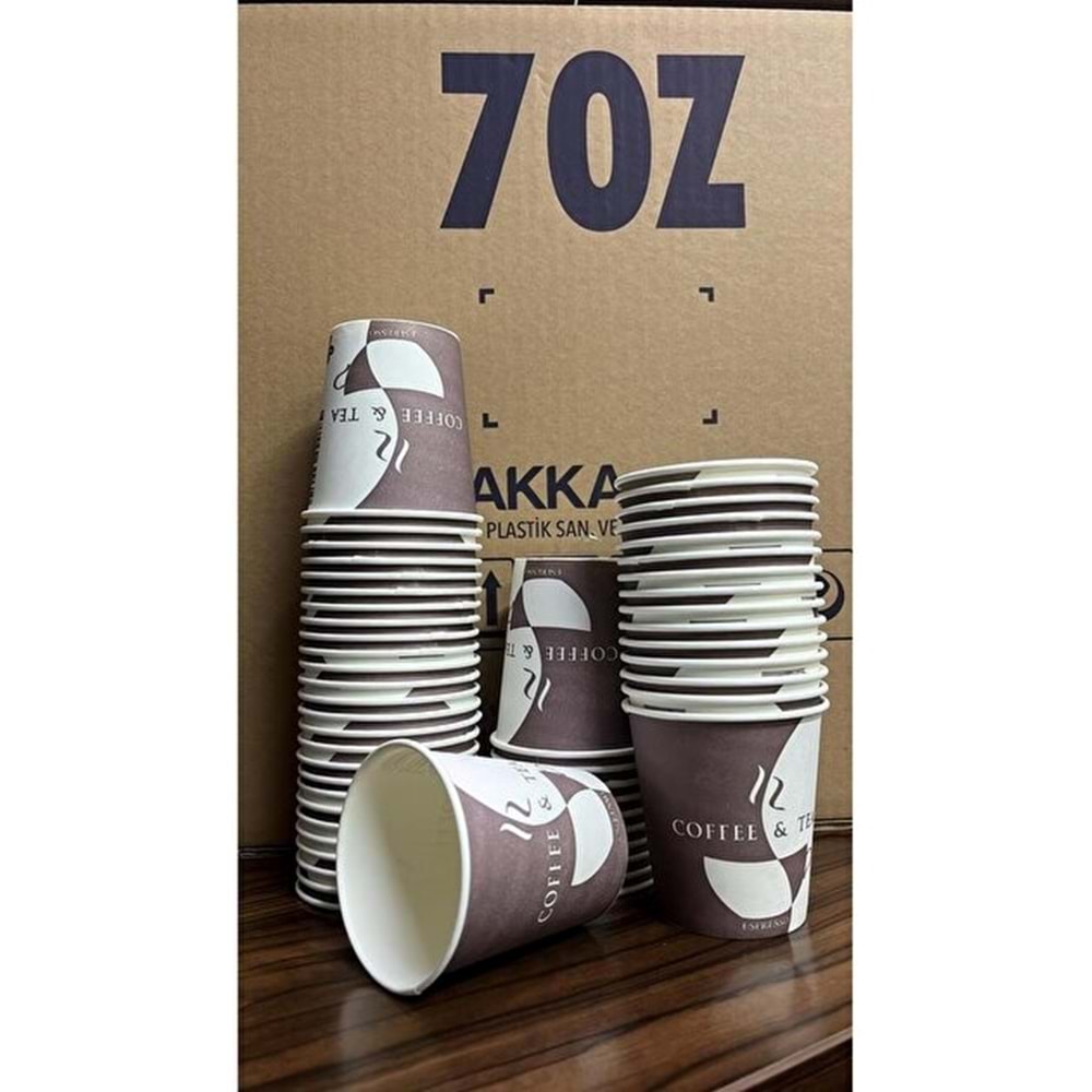 AKKA KARTON BARDAK 7OZ 50Lİ*60PK**3000ADT