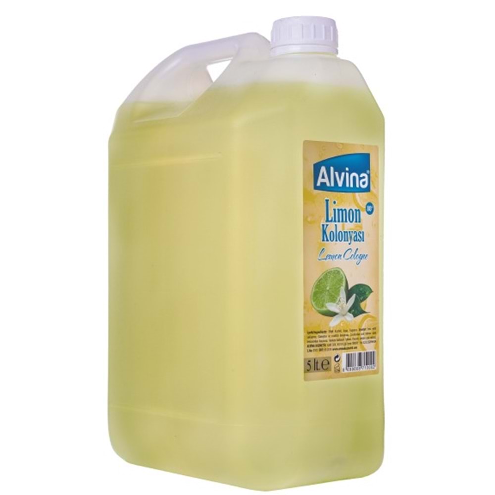 ALVİNA LİMON KOLONYA 5 LT