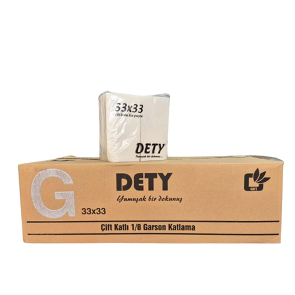 DETY GARSON KATLAMA 33*33 PEÇETE 100LÜ*12PKT