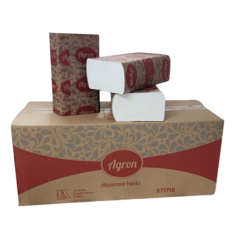 AGRON DİSP. Z KATLI HAVLU (150*12Lİ)