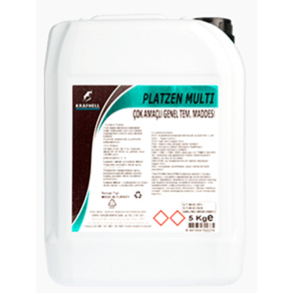KRAFHELL MULTİ MAX HİJYEN ÇOK AMAÇLI LEKE YAĞ VE KİR ÇÖZÜCÜ 5 LT