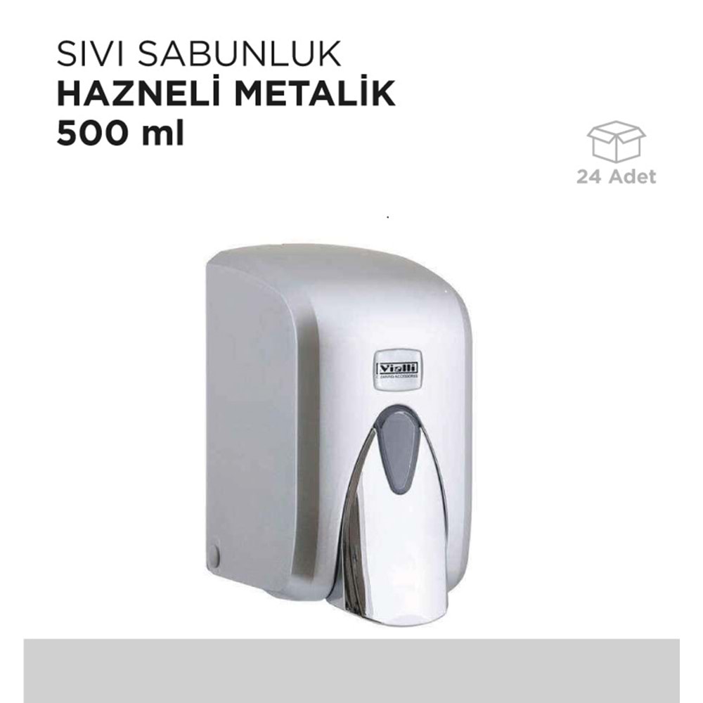 SIVI SABUNLK HAZNELİ METALİK 500ML