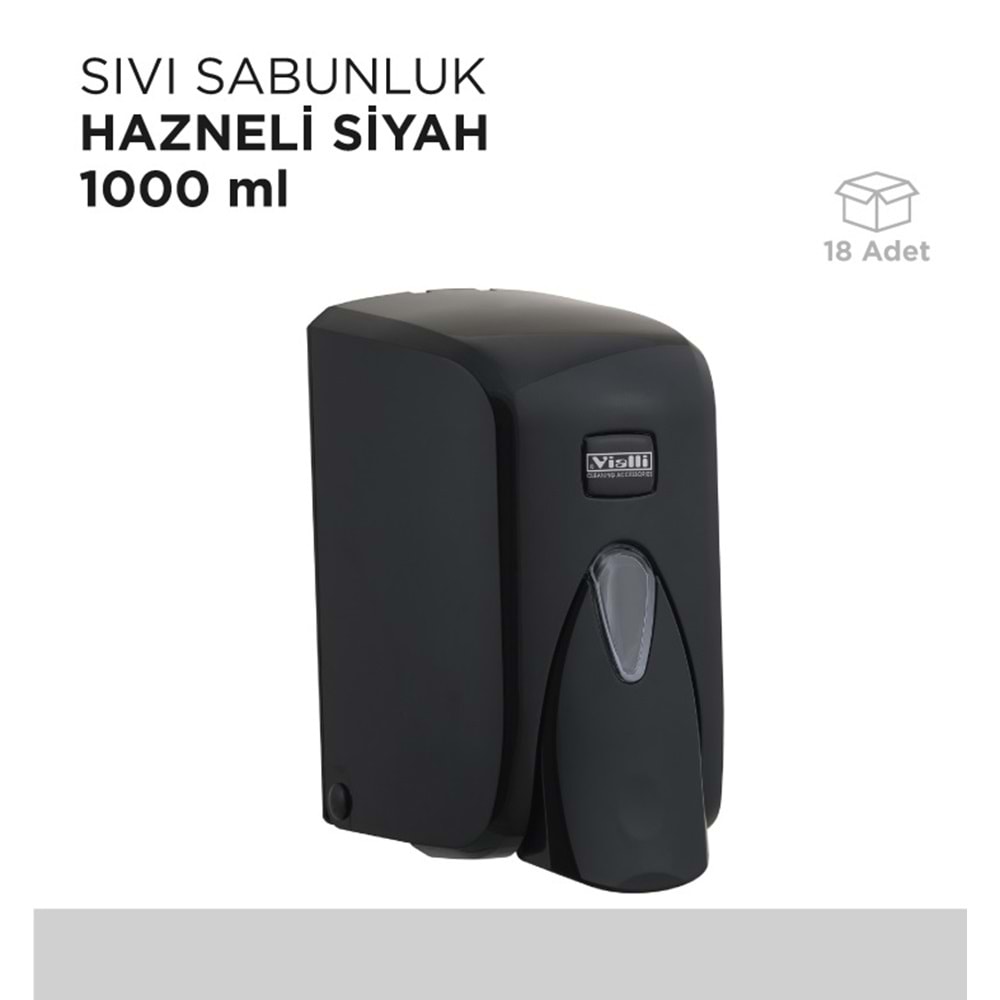SIVI SABUNLUK HAZNELİ SİYAH 1000ML
