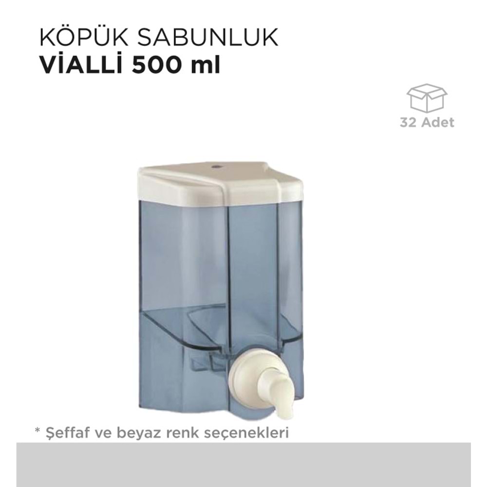 KÖPÜK SABUNLUK VİALLİ 500ML