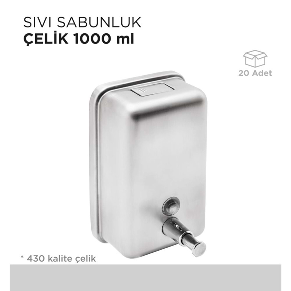 SIVI SABUNLUK ÇELİK 1000ML