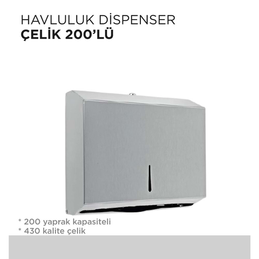 HAVLULUK DİSPENSER ÇELİK 200LÜ