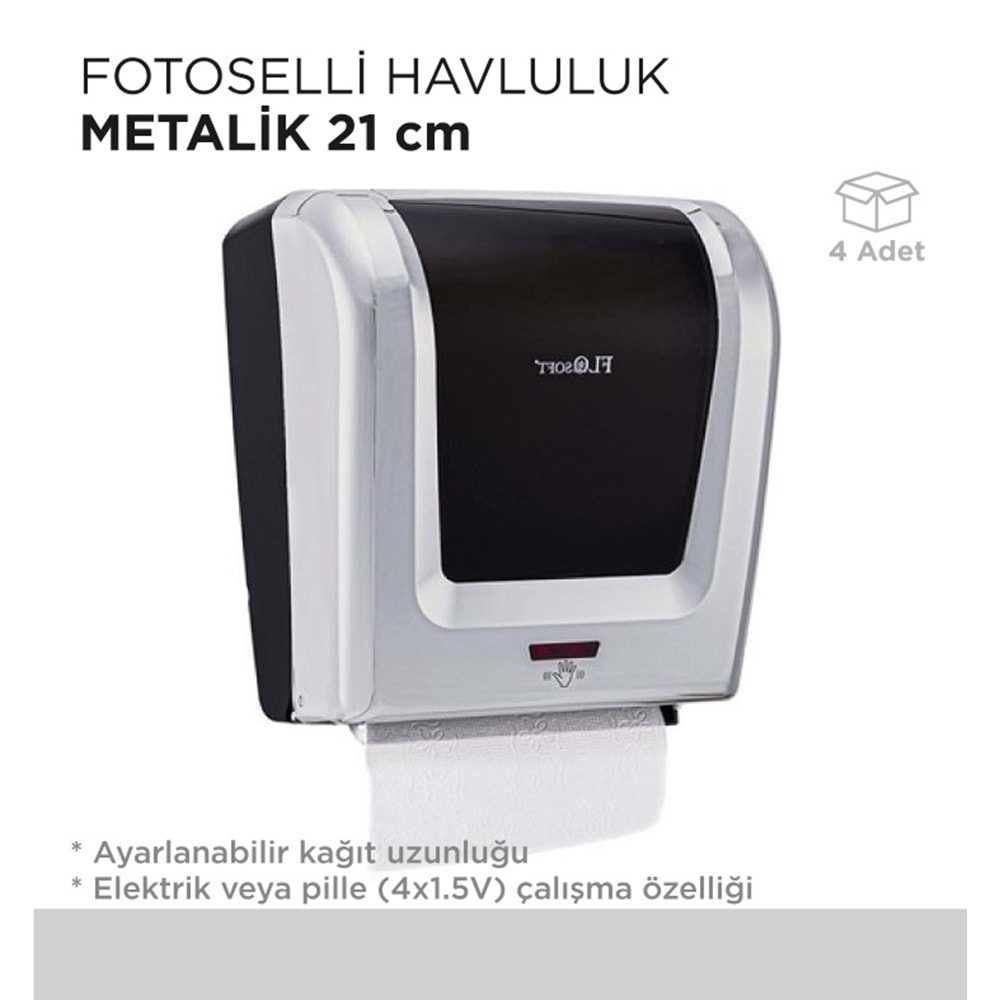 FOTOSELLİ HAVLULUK METALİK 21CM