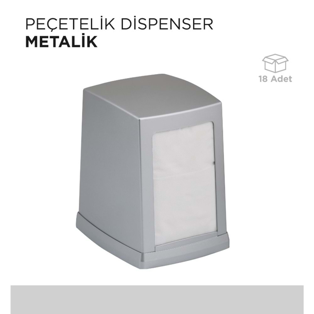 PEÇETELİK DİSPENSER METALİK