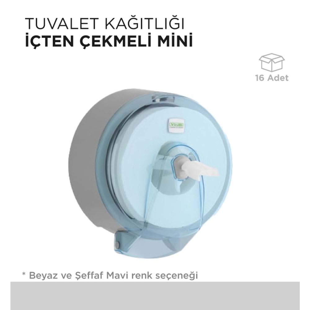 TUVALET KAĞITLIGI İÇTEN ÇEKMELİ MİNİ