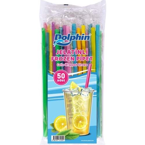 DOLPHIN PİPET JELATİNLİ KÖRÜKLÜ FROZAN 50'Lİ