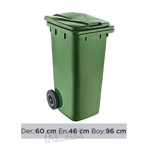120 LT ÇÖP KONTEYNERİ YEŞİL EKO