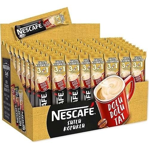 NESCAFE 3+1 72Lİ SÜTLÜ KÖPÜKLÜ
