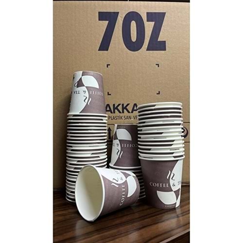 AKKA KARTON BARDAK 7OZ 50Lİ*60PK**3000ADT