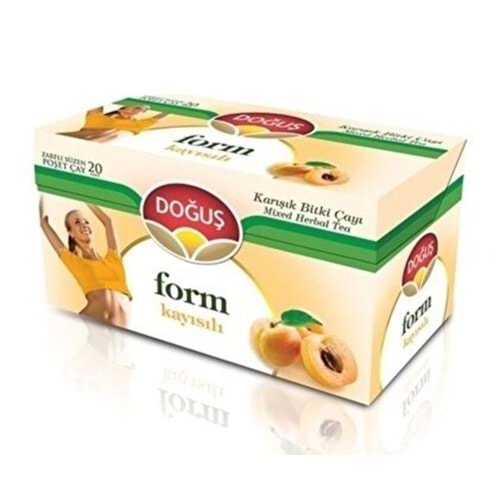 DOĞUŞ KAYISILI FORM BİTKİ ÇAYI 20 Lİ