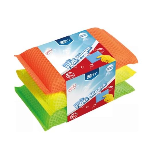 FİLELİ BULAŞIK SÜNGERİ 3LÜ