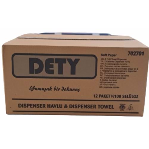 DETY DİSPENSER HAVLU 120Lİ*12 PKT