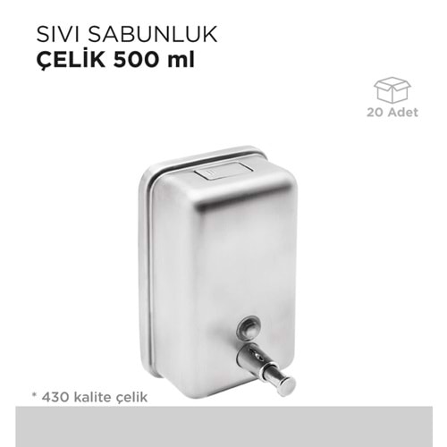 SIVI SABUNLUK ÇELİK 500ML