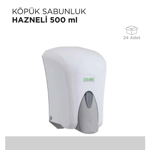 KÖPÜK SABUNLUK HAZNELİ 500ML