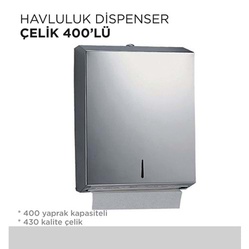 HAVLULUK DİSPENSER ÇELİK 400LÜ
