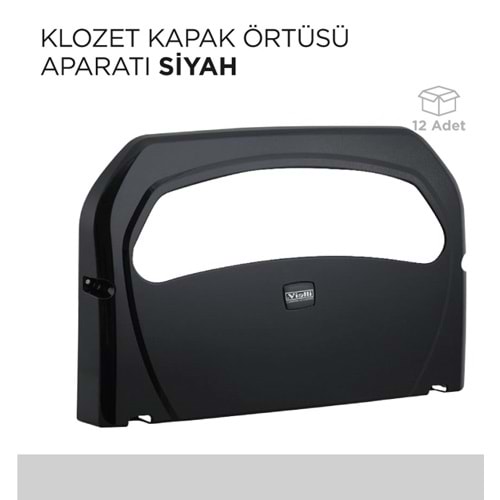 KLOZET KAPAK ÖRTÜSÜ APARATI SİYAH