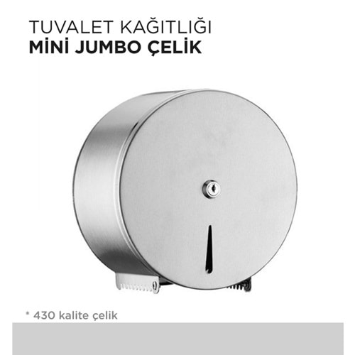 TUVALET KAĞITLIĞI MİNİ JUMBO ÇELİK