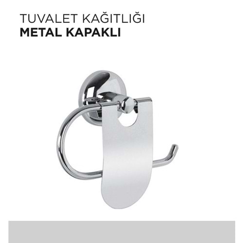TUVALET KAĞITLIĞI METAL KAPAKLI